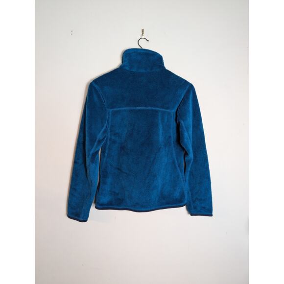 Patagonia Women's Re-Tool Snap-T Fleece Pullover in Cerulean Blue - Picture 8 of 8